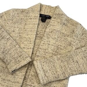 Vintage‎ IB Diffusion Wool Blend Boucle Open Cardigan Sweater Sz S